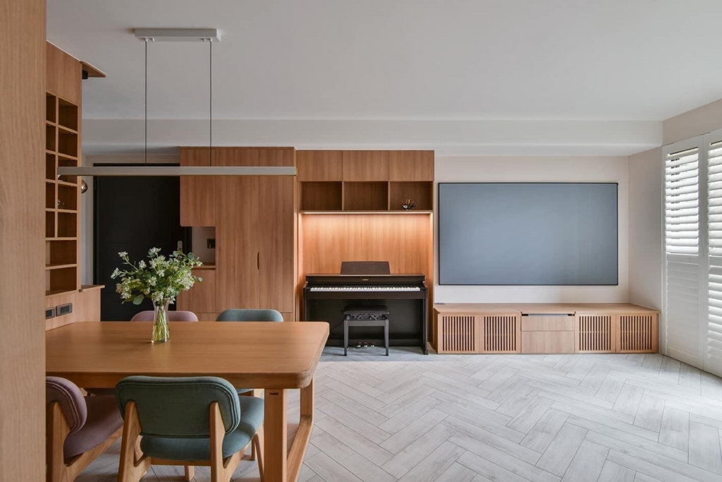 法國阿爾薩斯ALSAFLOOR 地板12MM｜627北極白橡(人字創意拚+史利普