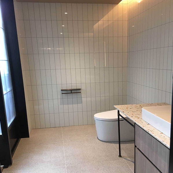 卡扣牆板 | 磚格紋理 Q0069 白色高光