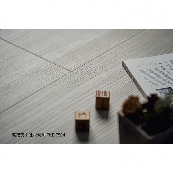 倒角SPC地板 | 侘寂灰