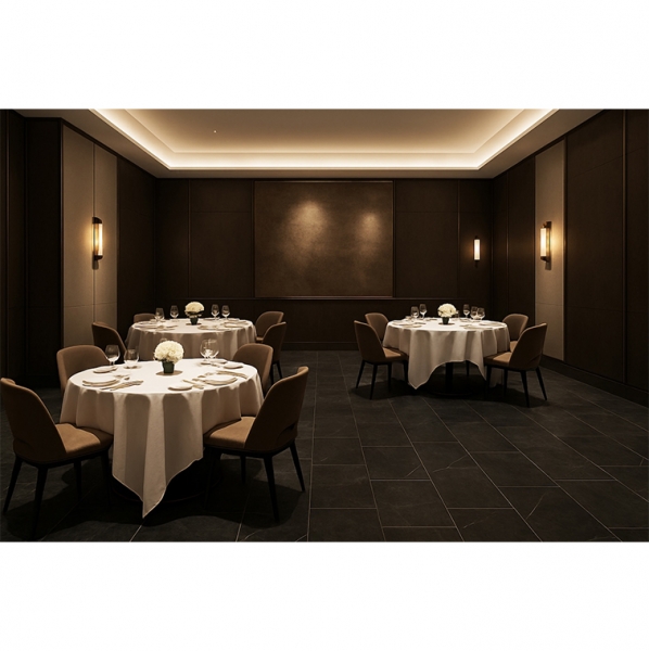 倒角SPC地板 | 黑雲石